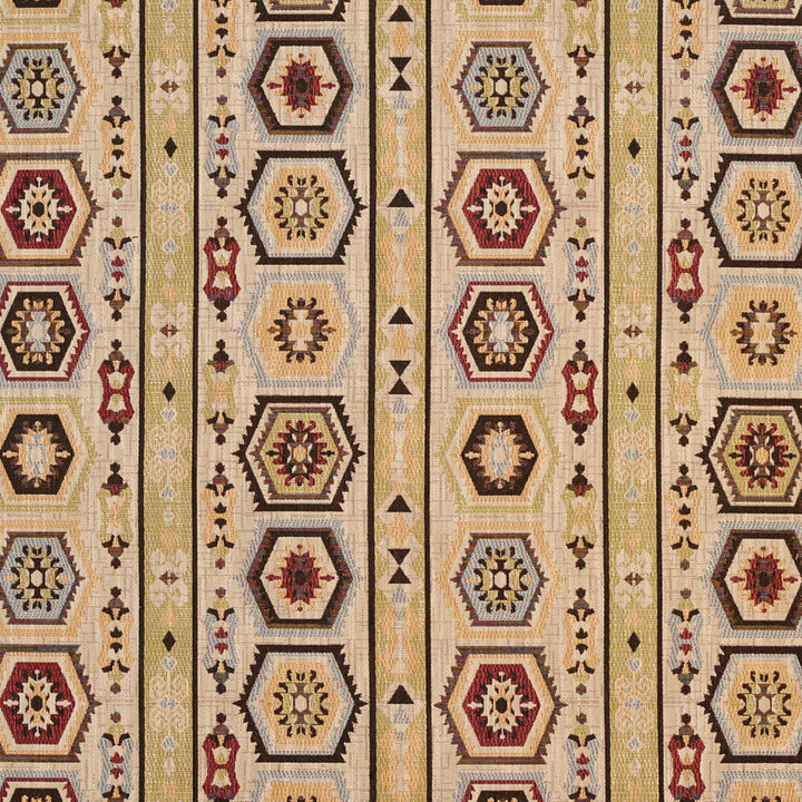 5719 Veranda Santa Fe by Charlotte Designer Fabric Woven Patterns 82% Polyester, 18% Cotton Asia Exceeds 90,000 Wyzenbeek Rubs (Heavy Duty) </p><p>Repeat: Horizontal: 13.5" x Vertical: 14.5" 54 Inches - Swanky Fabrics -