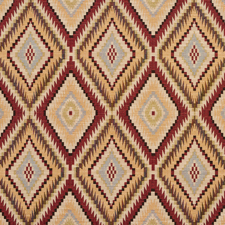 5728 Veranda Tucson by Charlotte Designer Fabric Woven Patterns 82% Polyester, 18% Cotton Asia Exceeds 70,000 Wyzenbeek Rubs (Heavy Duty) Horizontal: 7" x Vertical: 10" 54 Inches - Swanky Fabrics -