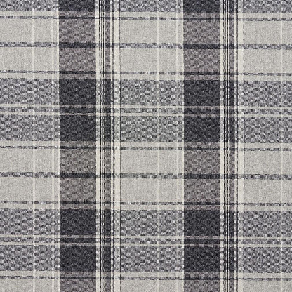 5800 Sterling Plaid by Charlotte Designer Fabric Classic Patterns 52% Polyester, 48% Cotton Made In USA Exceeds 200,000 Wyzenbeek Rubs (Heavy Duty) Horizontal: 6.5" X Vertical: 7" 54 Inches - Swanky Fabrics -