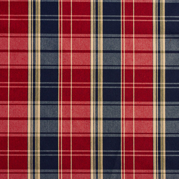 5801 Port Plaid by Charlotte Designer Fabric Classic Patterns, Ring Book Page #11A 52% Polyester, 48% Cotton Made In USA Exceeds 200,000 Wyzenbeek Rubs (Heavy Duty) Horizontal: 6.5" X Vertical: 7" 54 Inches - Swanky Fabrics -