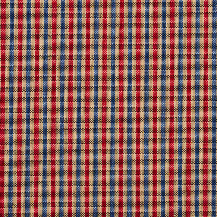 5814 Patriot Check by Charlotte Designer Fabric Classic Patterns 52% Polyester, 48% Cotton Made In USA Exceeds 200,000 Wyzenbeek Rubs (Heavy Duty) Horizontal: .5" X Vertical: .25" 54 Inches - Swanky Fabrics -