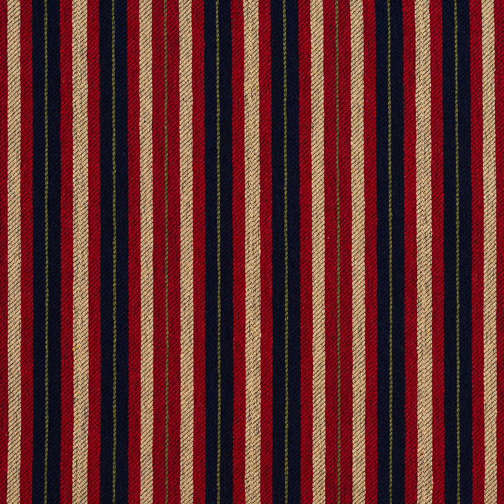 5821 Port Stripe by Charlotte Designer Fabric Classic Patterns 52% Polyester, 48% Cotton Made In USA Exceeds 120,000 Wyzenbeek Rubs (Heavy Duty) Horizontal: 2" 54 Inches - Swanky Fabrics -