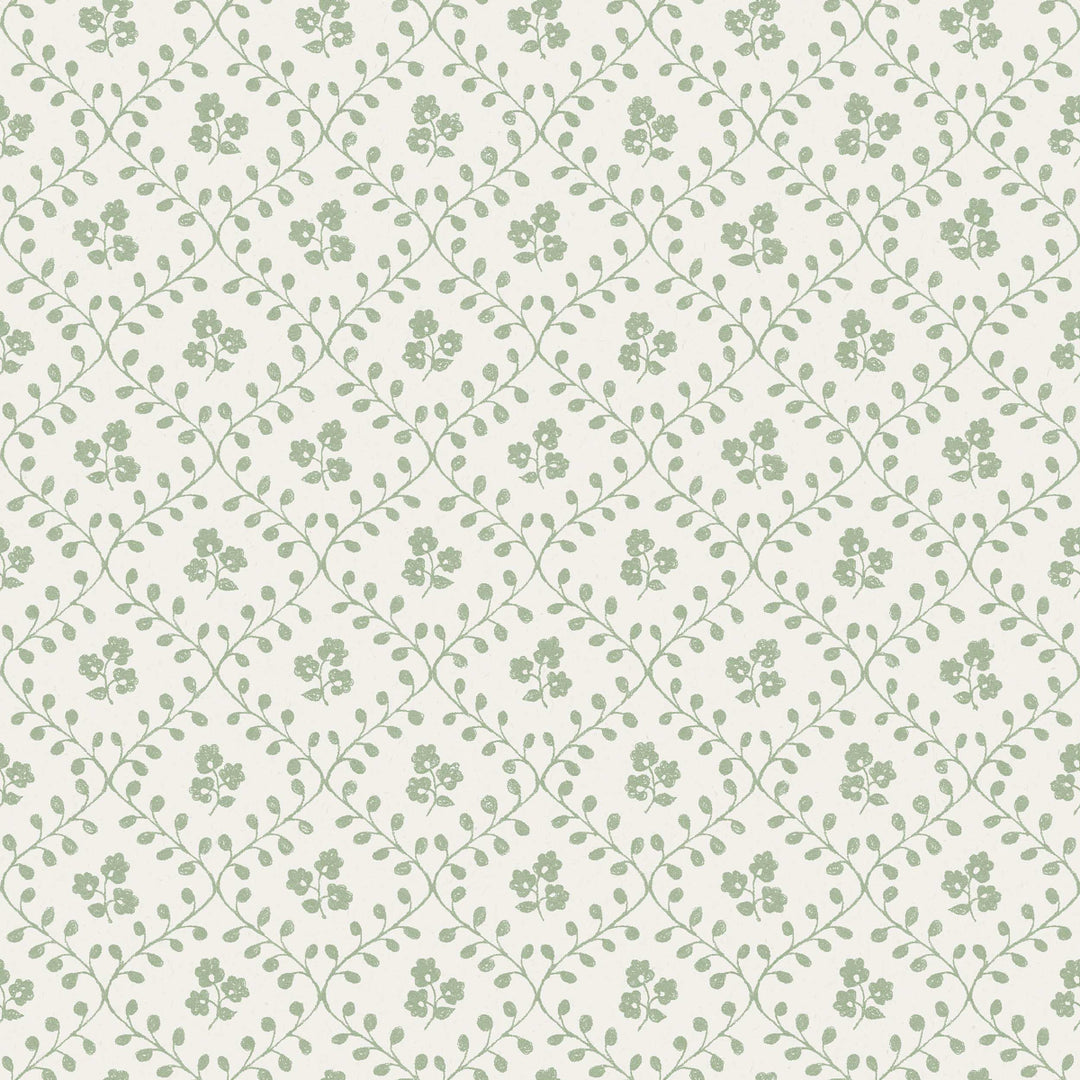 Idun Green 5823 by Schumacher Designer Wallcovering
