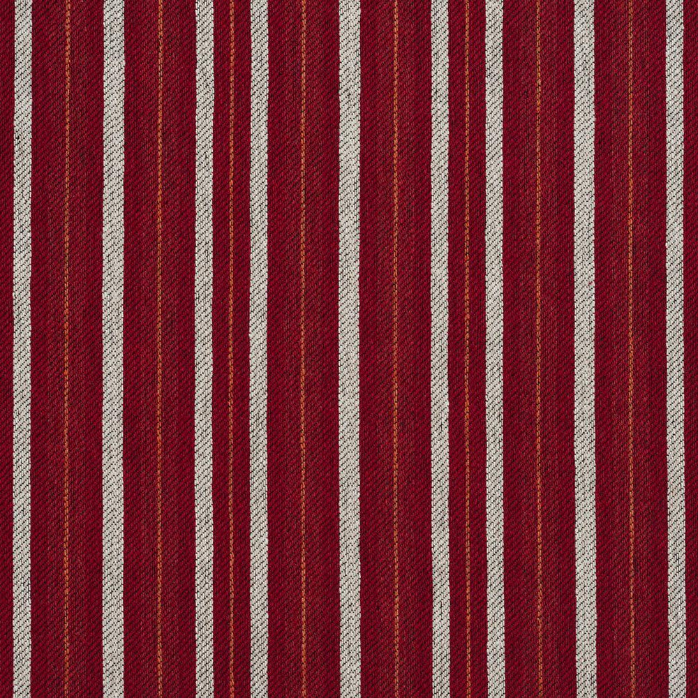 5826 Spice Stripe by Charlotte Designer Fabric Classic Patterns 52% Polyester, 48% Cotton Made In USA Exceeds 120,000 Wyzenbeek Rubs (Heavy Duty) Horizontal: 2" 54 Inches - Swanky Fabrics -