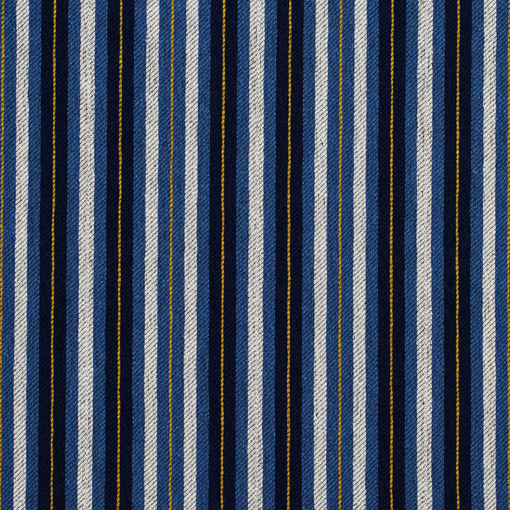 5829 Cobalt Stripe by Charlotte Designer Fabric Classic Patterns 52% Polyester, 48% Cotton Made In USA Exceeds 120,000 Wyzenbeek Rubs (Heavy Duty) </p><p>Repeat: Horizontal: 2" 54 Inches - Swanky Fabrics -