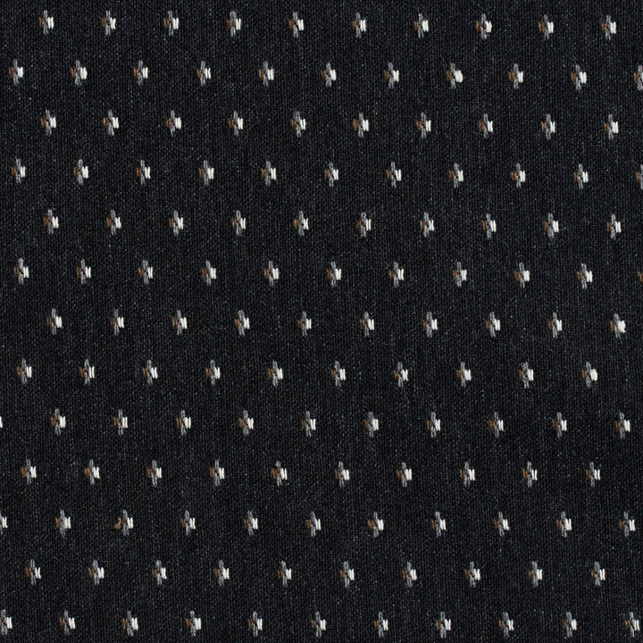 5835 Onyx Dot by Charlotte Designer Fabric Classic Patterns 52% Polyester, 48% Cotton Made In USA Exceeds 200,000 Wyzenbeek Rubs (Heavy Duty) Horizontal: 1" X Vertical: 1" 54 Inches - Swanky Fabrics -