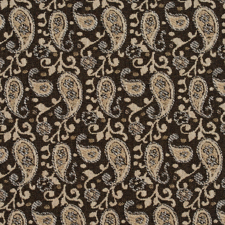 5842 Desert Paisley by Charlotte Designer Fabric Classic Patterns 52% Polyester, 48% Cotton Made In USA Exceeds 160,000 Wyzenbeek Rubs (Heavy Duty) Horizontal: 3" X Vertical: 4.75" 54 Inches - Swanky Fabrics -