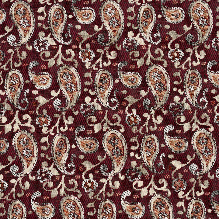 5846 Spice Paisley by Charlotte Designer Fabric Classic Patterns 52% Polyester, 48% Cotton Made In USA Exceeds 160,000 Wyzenbeek Rubs (Heavy Duty) </p><p>Repeat: Horizontal: 3" X Vertical: 4.75" 54 Inches - Swanky Fabrics -