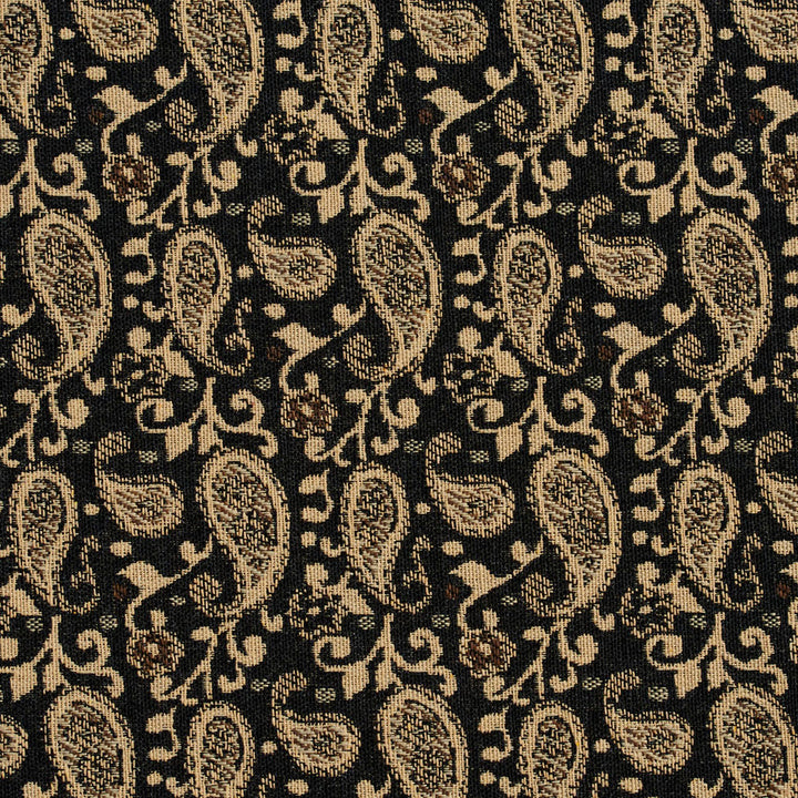 5847 Espresso Paisley by Charlotte Designer Fabric Classic Patterns 52% Polyester, 48% Cotton Made In USA Exceeds 160,000 Wyzenbeek Rubs (Heavy Duty) </p><p>Repeat: Horizontal: 3" X Vertical: 4.75" 54 Inches - Swanky Fabrics -