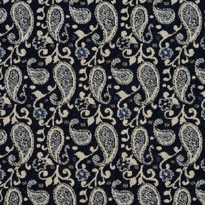 5849 Cobalt Paisley by Charlotte Designer Fabric