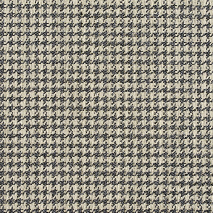 5850 Sterling Houndstooth by Charlotte Designer Fabric Classic Patterns 52% Polyester, 48% Cotton Made In USA Exceeds 200,000 Wyzenbeek Rubs (Heavy Duty) Horizontal: .5" X Vertical: .5" 54 Inches - Swanky Fabrics -