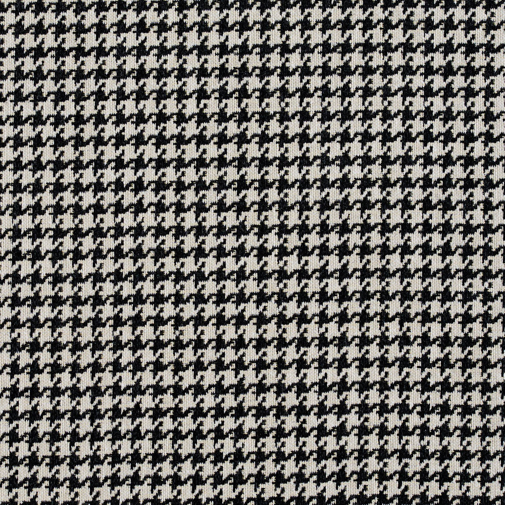 5854 Onyx Houndstooth by Charlotte Designer Fabric Classic Patterns 52% Polyester, 48% Cotton Made In USA Exceeds 200,000 Wyzenbeek Rubs (Heavy Duty) </p><p>Repeat: Horizontal: .5" x Vertical: .5" 54 Inches - Swanky Fabrics -