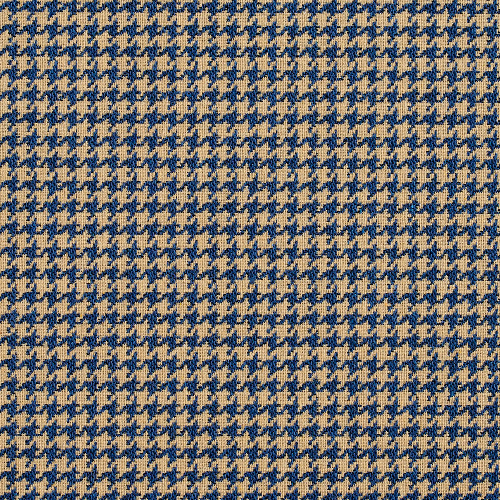 5855 Patriot Houndstooth by Charlotte Designer Fabric Classic Patterns 52% Polyester, 48% Cotton Made In USA Exceeds 200,000 Wyzenbeek Rubs (Heavy Duty) Horizontal: .5" X Vertical: .5" 54 Inches - Swanky Fabrics -