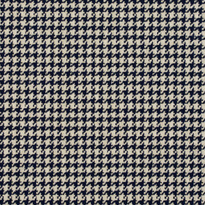 5859 Cobalt Houndstooth by Charlotte Designer Fabric