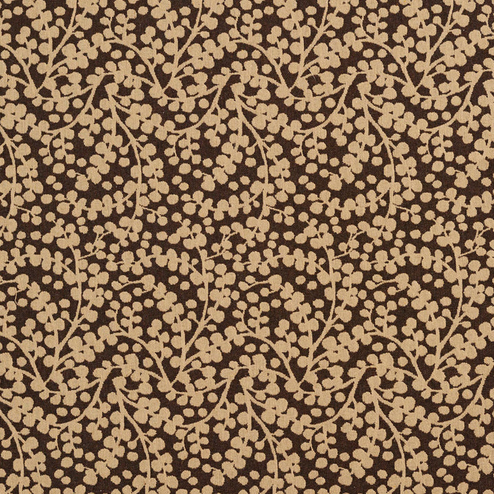 5867 Espresso Vine by Charlotte Designer Fabric Classic Patterns 52% Polyester, 48% Cotton Made In USA Exceeds 200,000 Wyzenbeek Rubs (Heavy Duty) Horizontal: 4" X Vertical: 9.75" 54 Inches - Swanky Fabrics -