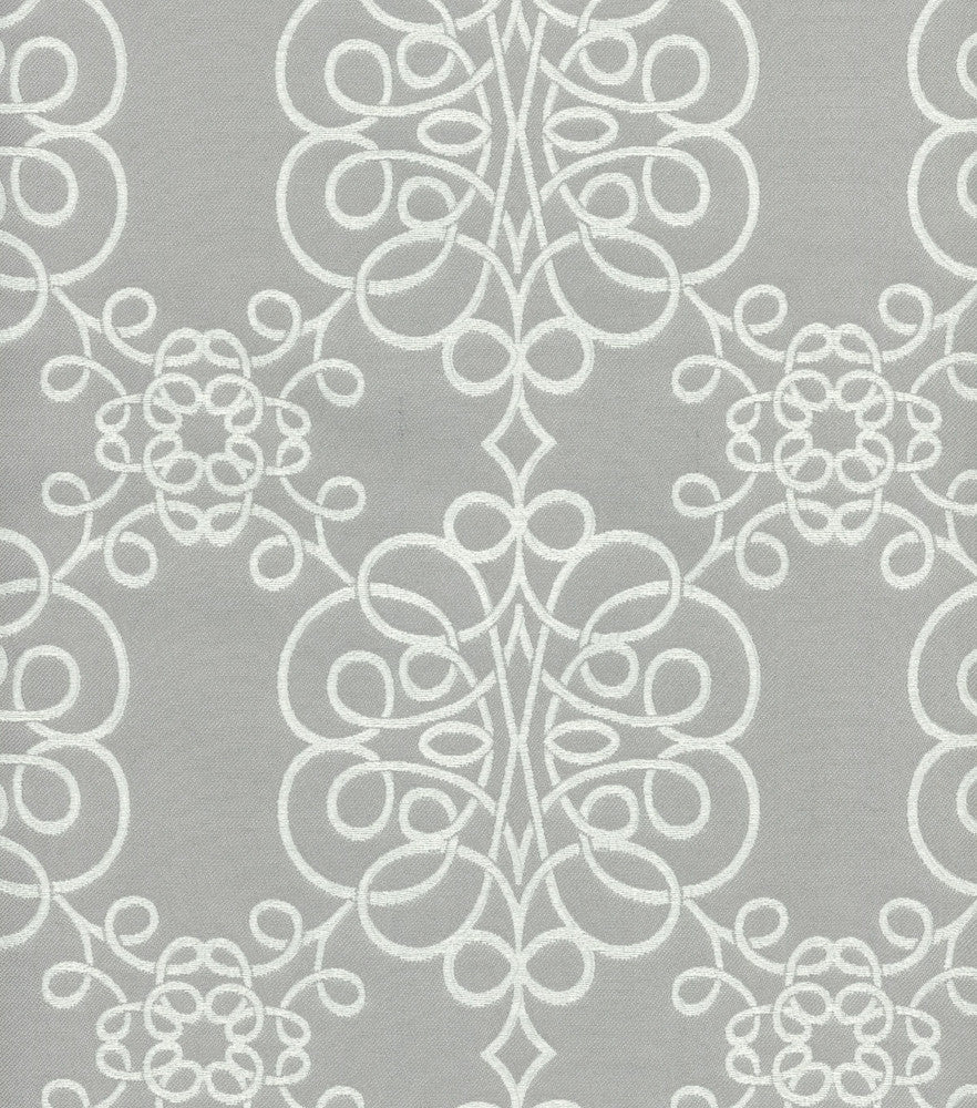 Nostalgic Verse Smoke 590712 by HGTV HOME Designer Fabric - 67%Rayon 33%Polyester CHINA 51000 Horizontal: 6.75 and Vertical: 6.75 54 - Swanky Fabrics -
