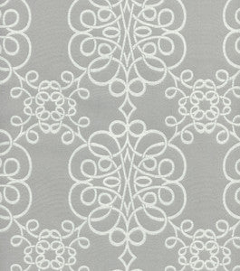 Nostalgic Verse Smoke 590712 by HGTV HOME Designer Fabric