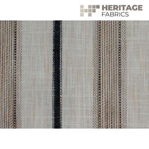 Trafalgar Stripe Sand Castle by Roth & Tompkins Designer Fabric