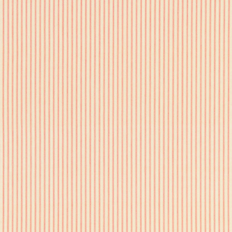 Wellfleet Ticking Pink Coral 60076 by Schumacher Designer Fabric WOVEN FAB VOL XIV See Sample INDIA LIGHT DUTY </p><p>Repeat: Horizontal: 3/8" (1CM) and Vertical: - 53" WIDE (135CM) - Swanky Fabrics -