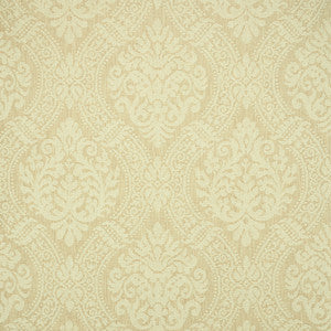 Port Charl Chen Damask Cream 60980 by Schumacher Designer Fabric