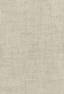 Lismore Linen Plain Natural 62010 by Schumacher Designer Fabric