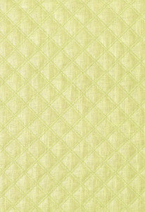 Thayer Quilted Linen Pear 62153 by Schumacher Designer Fabric