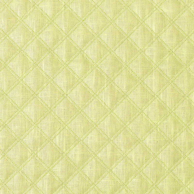 Thayer Quilted Linen Pear 62153 by Schumacher Designer Fabric CHROMA LINEN 67% POLYESTER 18% ITALY MARTINDALE 8,500 </p><p>Repeat: Horizontal: 1 5/8" (4CM) and Vertical: 2" (5CM) 54 - Swanky Fabrics -