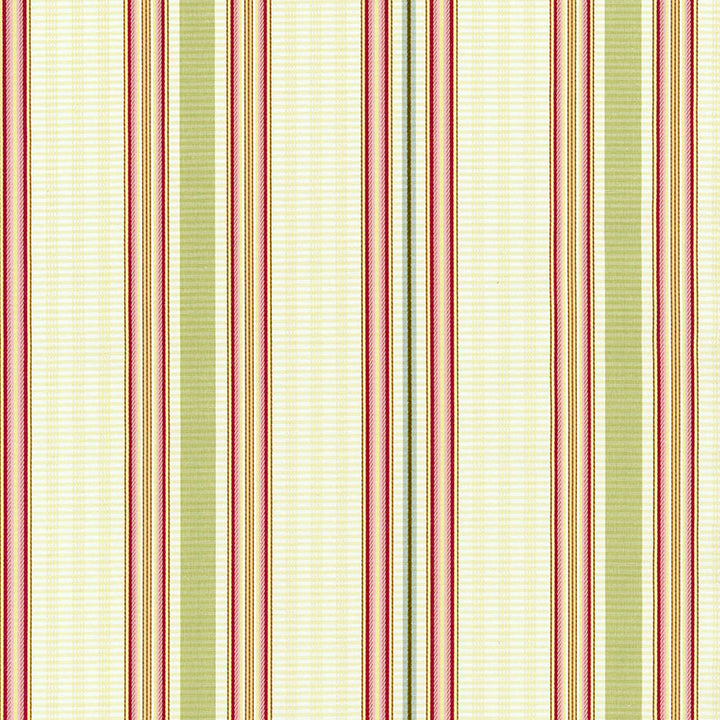 Biella Silk Stripe Berry 62181 by Schumacher Designer Fabric VILLA See Sample INDIA LIGHT DUTY </p><p>Repeat: Horizontal: 6 1/2" (17CM) and Vertical: - 52 1/2" WIDE (133CM) - Swanky Fabrics -
