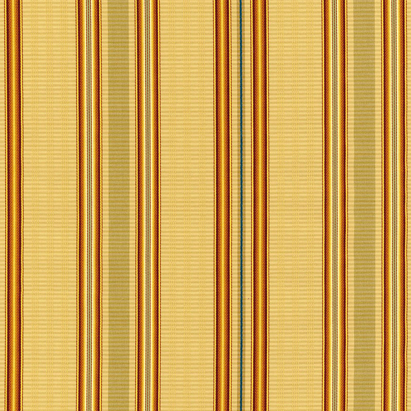 Biella Silk Stripe Spice 62183 by Schumacher Designer Fabric CHROMA See Sample INDIA LIGHT DUTY </p><p>Repeat: Horizontal: 6 1/2" (17CM) and Vertical: - 52 1/2" WIDE (133CM) - Swanky Fabrics -
