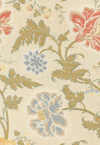 Lampasso Flori Berry 62192 by Schumacher Designer Fabric