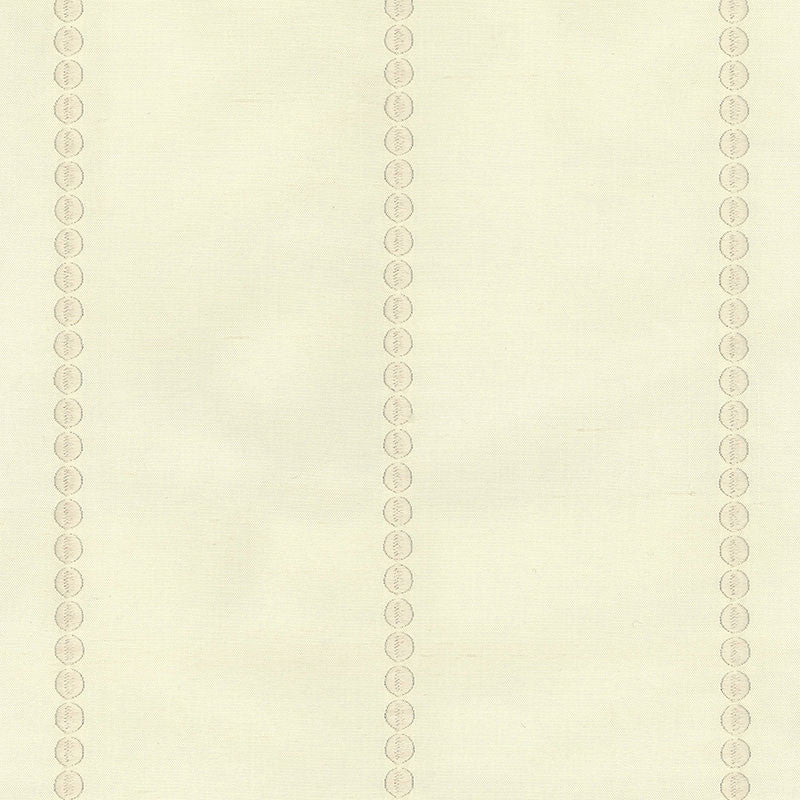Gabrielle Embroidery Limestone 62205 by Schumacher Designer Fabric MATTHEW PATRICK SMYTH See Sample INDIA . </p><p>Repeat: Horizontal: 4 1/2" (11CM) and Vertical: 1/2" (1CM) 54" WIDE (137CM) - Swanky Fabrics -