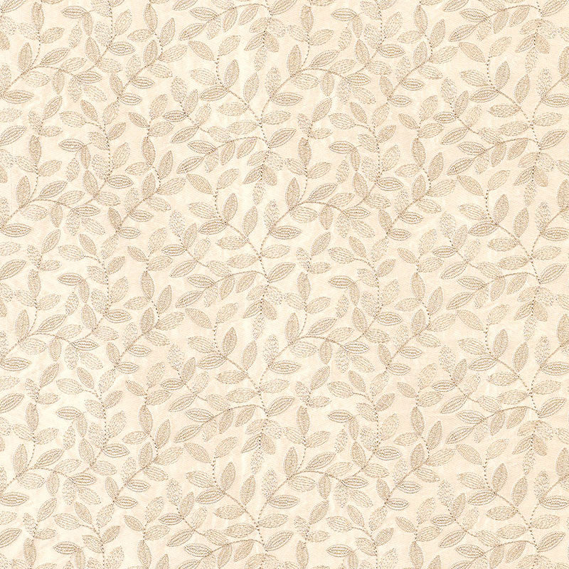 Manor Leaf Embroidery Ecru 62360 by Schumacher Fabric Schumacher Fabric Manor Leaf Embroidery Ecru 62360Fabric SILK 46% INDIA </p><p>Repeat: H: HORZ. 6 1/8" (16CM) , V: VERT. 3" (8CM) 52.625 - Fabric Carolina -