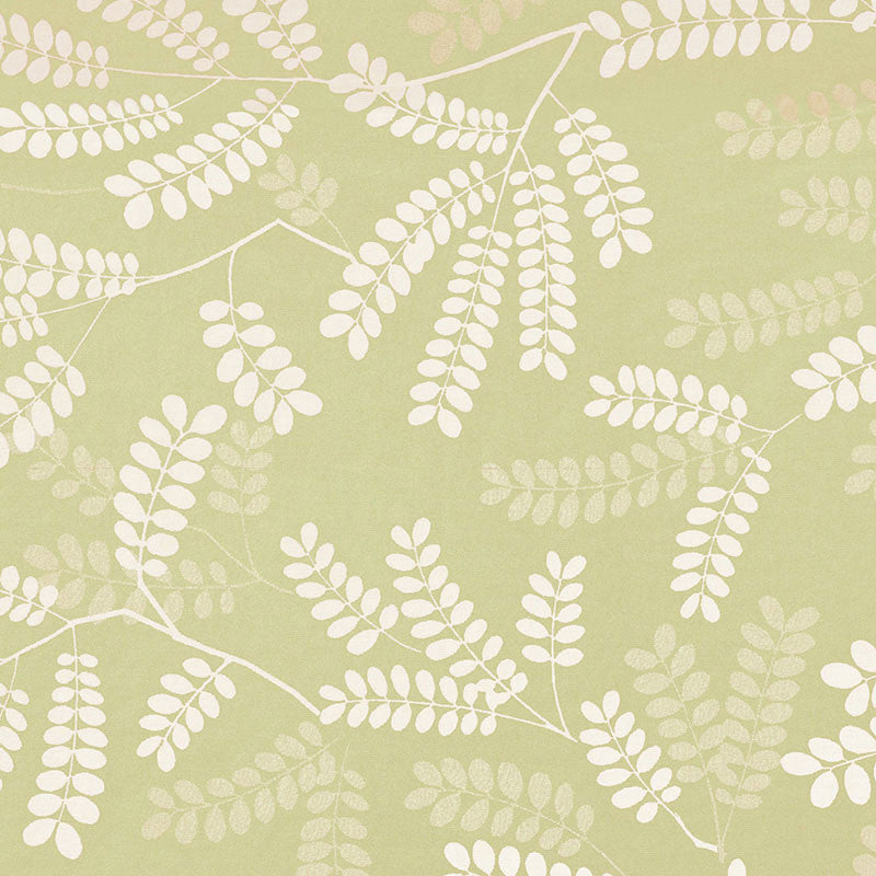Locust Leaves Fern 62440 by Schumacher Designer Fabric BY NATURE See Sample CHILE HEAVY DUTY </p><p>Repeat: Horizontal: 25 1/2" (65CM) and Vertical: 26" (66CM) 54" WIDE (137CM) - Swanky Fabrics -