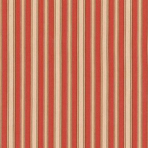 Brook Stripe Brick 62470 by Schumacher Designer Fabric