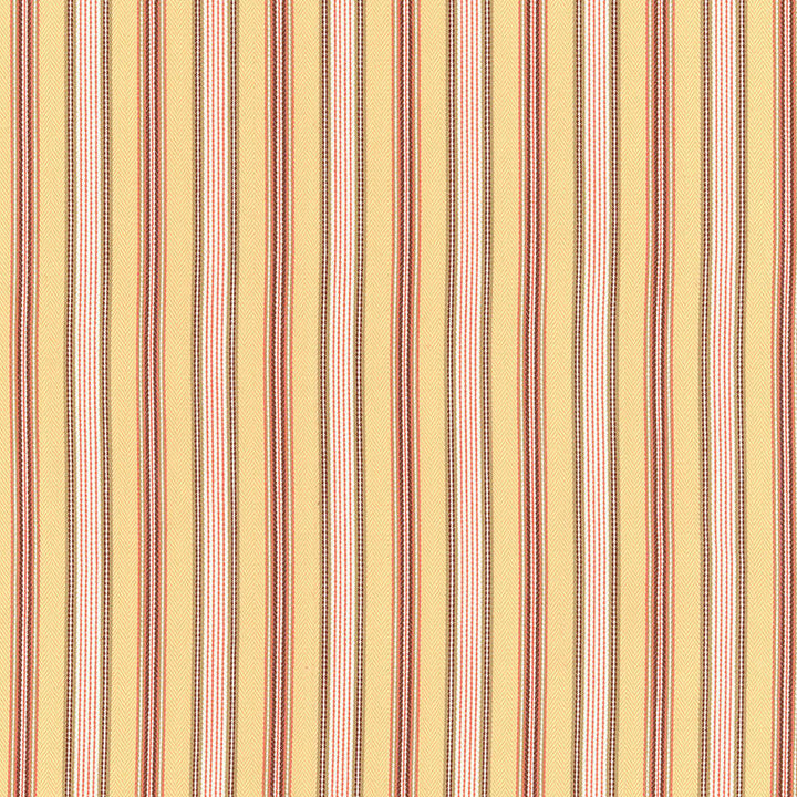 Brook Stripe Maize 62471 by Schumacher Fabric Schumacher Fabric Brook Stripe Maize 62471Fabric ORGANIC COTTON 77% FRANCE </p><p>Repeat: H: HORZ. 1 3/4" (4CM) , V: 56 - Fabric Carolina -