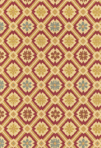 Savonnerie Tapestry Garnet 62491 by Schumacher Designer Fabric
