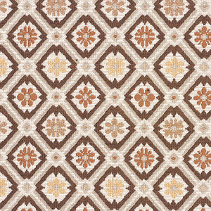 Savonnerie Tapestry Brown 62494 by Schumacher Designer Fabric