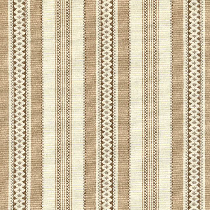 Wiltshire Stripe Sand 62501 by Schumacher Designer Fabric CHROMA See Sample INDIA LIGHT DUTY </p><p>Repeat: Horizontal: 4 1/2" (11CM) and Vertical: - 55" WIDE (140CM) - Swanky Fabrics -