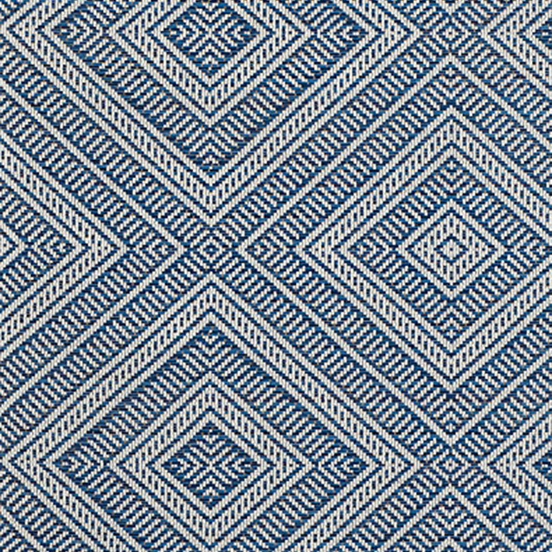 Schumacher Fabric Tortola Indoor/Outdoor Marine 62841 - 1 Yard