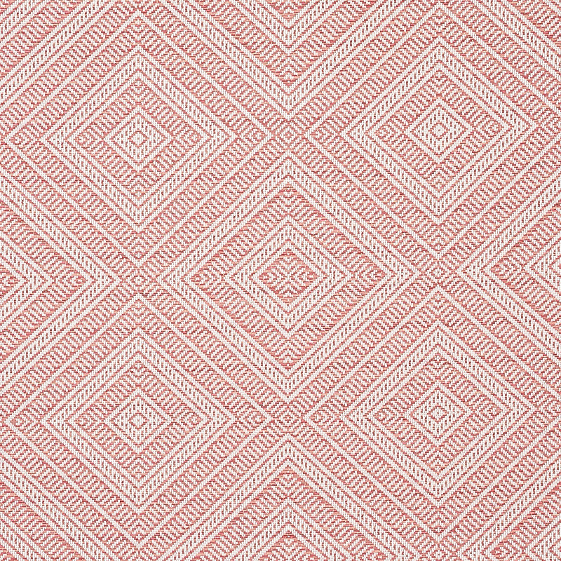 Tortola Indoor/Outdoor Coral 62847 by Schumacher Fabric Schumacher Fabric Tortola Indoor/Outdoor Coral 62847Fabric ACRYLIC 100% FRANCE </p><p>Repeat: H: HORZ. 14 1/2" (37CM), V: VERT. 13" (33CM) 56.4 - Fabric Carolina -