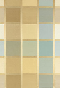 Navsari Silk Plaid Opal 62850 by Schumacher Designer Fabric