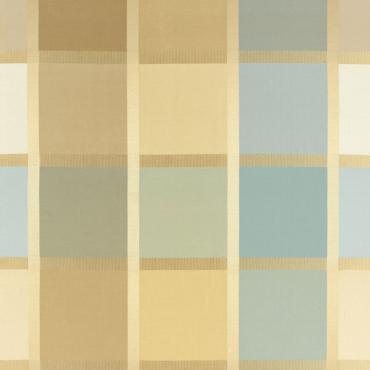 Navsari Silk Plaid Opal 62850 by Schumacher Designer Fabric CALYPSO SILK 100% INDIA MARTINDALE 3,000 </p><p>Repeat: Horizontal: 27" (69CM) and Vertical: 30" (76CM) 54 - Swanky Fabrics -