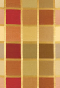 Navsari Silk Plaid Currant 62852 by Schumacher Designer Fabric