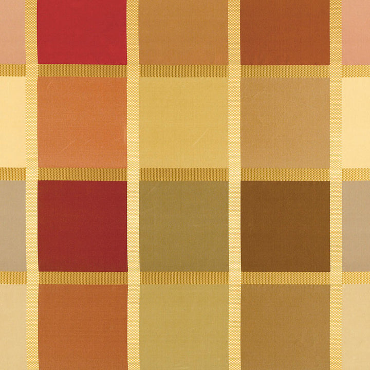 Navsari Silk Plaid Currant 62852 by Schumacher Designer Fabric CALYPSO SILK 100% INDIA MARTINDALE 3,000 </p><p>Repeat: Horizontal: 27" (69CM) and Vertical: 30" (76CM) 54 - Swanky Fabrics -