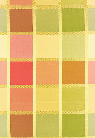 Navsari Silk Plaid Azalea 62853 by Schumacher Designer Fabric COLLECTION-NAME-TBA-62850 100% Silk Martindale 3,000 Horizontal: 27 and Vertical: 30 54 - Swanky Fabrics -
