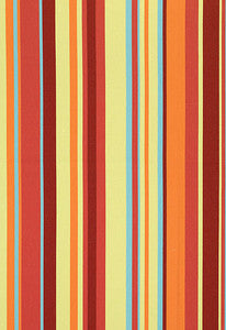 Delray Stripe Sorbet 62890 by Schumacher Designer Fabric