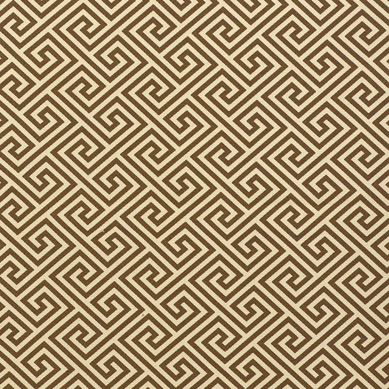 St. Tropez Teak 62906 by Schumacher Designer Fabric PLEIN AIR II INDOOR/OUTDOOR See Sample UNITED STATES OF AMERICA HEAVY DUTY </p><p>Repeat: Horizontal: 3 3/8" (9CM) and Vertical: 3 1/8" (8CM) 54" WIDE (137CM) - Swanky Fabrics -