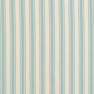 Nantucket Herringbone Stripe Ivory/Aqua 62974 by Schumacher Designer Fabric