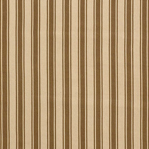 Nantucket Herringbone Stripe Beige/Mocha 62975 by Schumacher Designer Fabric