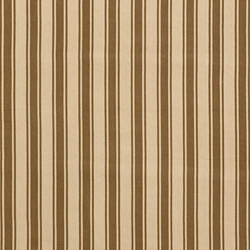 Nantucket Herringbone Stripe Beige/Mocha 62975 by Schumacher Designer Fabric COUNTRY HOUSE COTTONS COTTON 100% INDIA MARTINDALE 20,000 </p><p>Repeat: Horizontal: 1 3/4" (4CM) and Vertical: 54 - Swanky Fabrics -